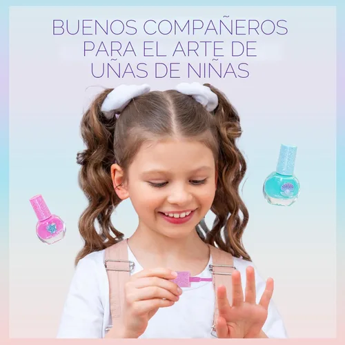 Miniatura 3 de Townley Girl Set de maquillaje para niños en bolsa de sirena, incluye brillo de labios, esmalte de uñas, brillo corporal, perfecto para regalo
