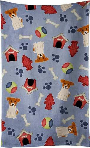 Miniatura 102 de Caroline's Treasures BB2654KTWL Dog House Collection Airedale - Toalla de cocina para invitados, toalla de baño decorativa para cara, té, paño