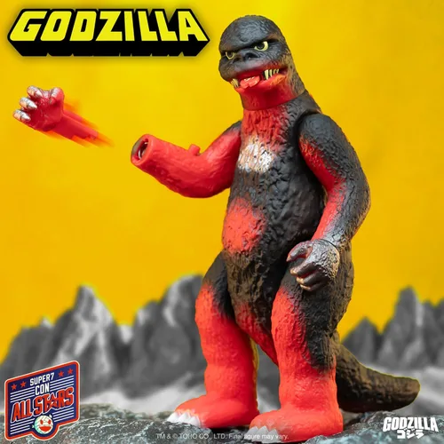 Miniatura 3 de Super7 ¡ULTIMATES! Toho Shogun Godzilla (Rojo Vintage) - Figura de acción de Toho Godzilla de 7" con accesorios, coleccionables de películas