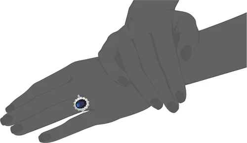 Miniatura 5 de Tienda Essentials Anillo de plata de ley chapada en platino con detalles de circonita Infinite Elements, (anteriormente colección Tienda)