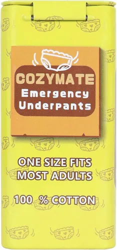 Miniatura 2 de Ropa interior de emergencia, regalos de broma, ropa interior instantánea para viajes en un recipiente de lata compacto, gran divertido y útil