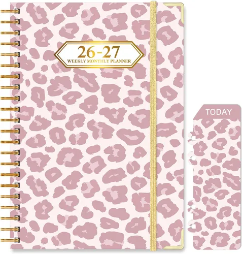 Miniatura 10 de 2026-2027 Planner, Jul.2026-Jun.2027 Planner Weekly and Monthly 6.25"x8.5" with Page Tabs, Calendar Hardcover with Inner Pocket, Elastic Band