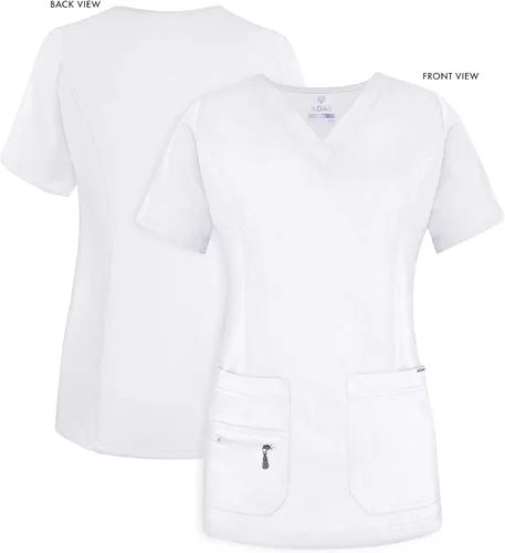 Miniatura 5 de Adar Pro - Ropa quirúrgica para mujer, con cuello en V elevado