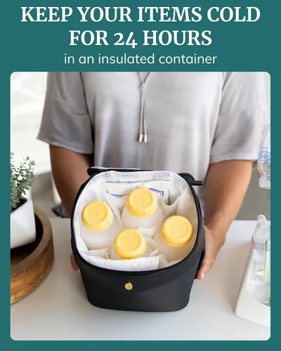 Miniatura 5 de Idaho Jones Bolsa de hielo de leche materna para almacenamiento de biberones, lactancia, congelador y bolsa enfriadora de leche Bolsas de hielo