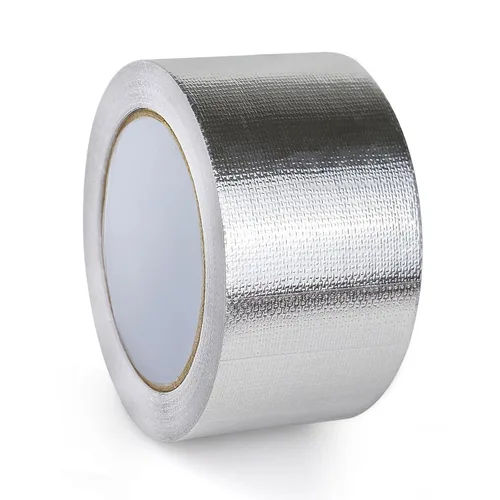 Miniatura 8 de Cinta de protección térmica de papel de aluminio de fibra de vidrio 1.97in x 82ft, material reflectante de aislamiento térmico de fibra de vidrio