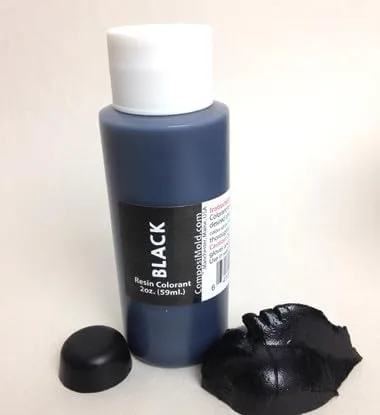 Pigmento epoxi negro (colorante, tinte, tinte) 2oz