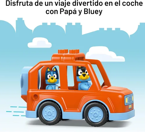 Miniatura 4 de LEGO DUPLO Bluey Ice Cream Trip with Bluey - Juguete para niños pequeños, niños y niñas de 2+ años - Incluye figura y puesto de helados - Juguete