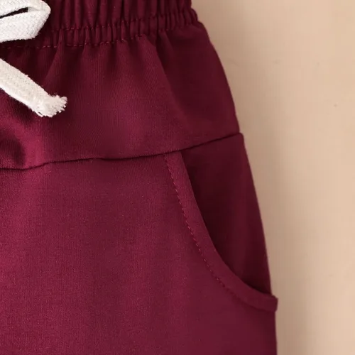 Miniatura 34 de Ropa de otoño e invierno para bebé, trajes de niño pequeño, sudadera de manga larga, sudadera de retazos y pantalones, 2 piezas, 12 meses a 5 años