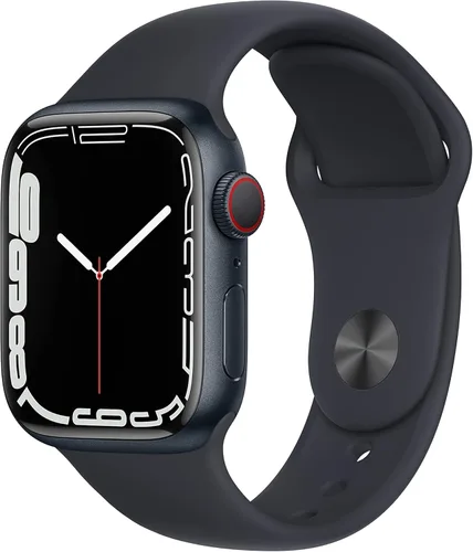 Miniatura 16 de Apple Watch - Serie 7 [GPS 41mm] Reloj inteligente con caja de aluminio azul con correa deportiva azul abismo. Rastreador de actividad física