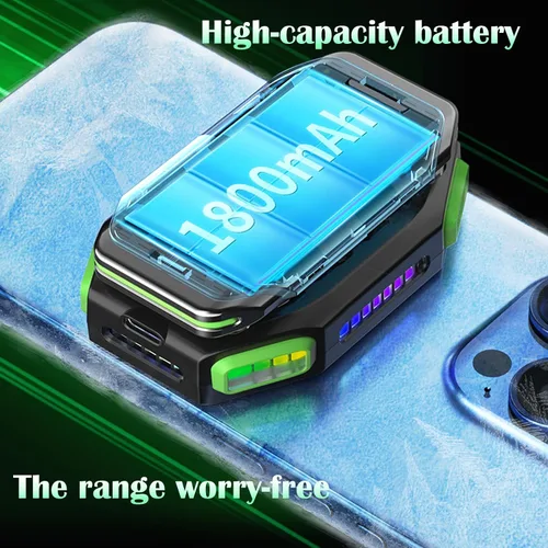 Miniatura 4 de Enfriador magnético para teléfono con batería recargable, ventilador de refrigeración LED con refrigeración de semiconductores, enfriador
