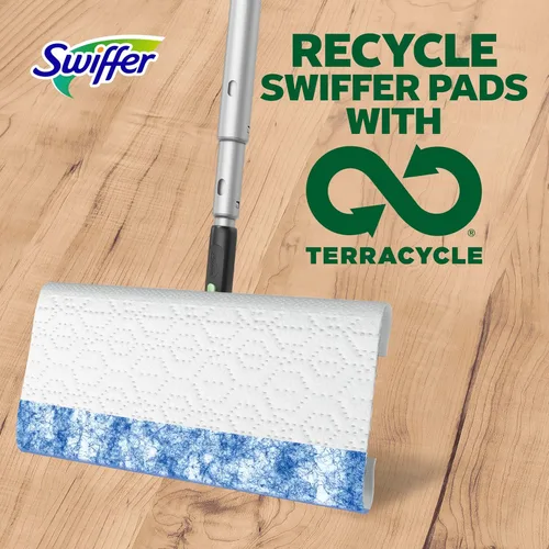 Miniatura 9 de Swiffer Barrido + trapeador, repuesto de almohadillas húmedas, limpiador de pisos, paños de limpieza, resistente, fresco, 20