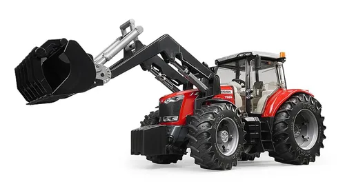 Miniatura 3 de Bruder Massey Ferguson 7600 con cargador frontal