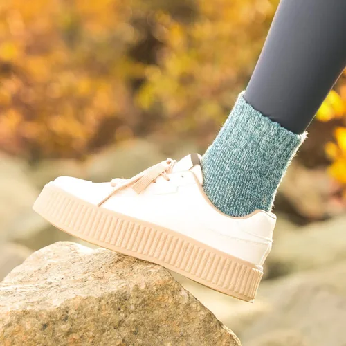 Miniatura 7 de Calcetines de lana, 5 pares, calcetines de lana para mujer, calcetines de botas suaves