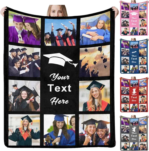 Miniatura 26 de Manta personalizada con foto y texto, mantas personalizadas con 20 fotos, manta personalizada usando mis propias imágenes, regalos conmemorativos 20