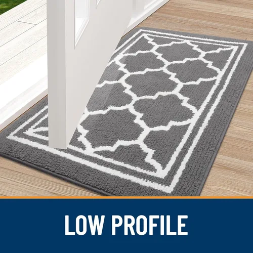 Miniatura 3 de Buganda Alfombra para Puerta Interior, Resistente a la Suciedad y Absorbente, Antideslizante, Alfombras de Perfil Bajo para Entrada Interior, Puerta