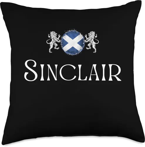 Miniatura 5 de Scotland Clan Gifts For The Sinclair Family Sinclair Clan Scottish Family Name Scotland Heráldica - Almohada de 16 x 16 pulgadas, multicolor