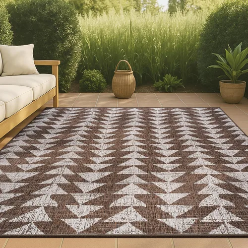 Miniatura 12 de JONATHAN Y SMB126D-28 Andratx - Alfombra moderna tribal geométrica para interiores y exteriores, estilo bohemio, rústico, fácil limpieza