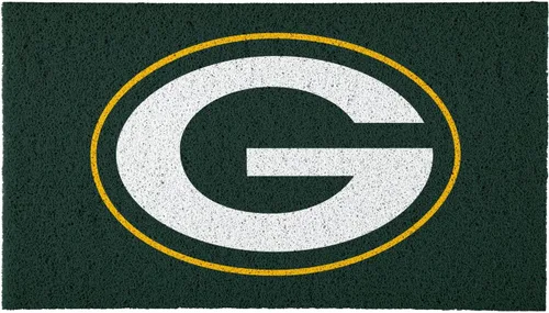 Miniatura 11 de Team Sports America Tapete de entrada de la NFL 28 x 16 pulgadas Escotilla cruzada en relieve Parte trasera antideslizante Decoración
