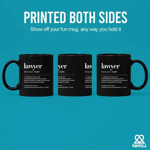 Miniatura 3 de Taza con definición de abogado, regalos de abogado, estudiantes de derecho, regalos de graduación para nuevos abogados, vasos de cerámica, 11 onzas