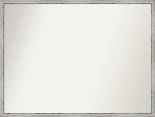 Miniatura 823 de Amanti Art Espejo de baño blanco para sobre el fregadero, 32 x 45 pulgadas, espejo de tocador rectangular blanco esbelto, marco de madera moderno