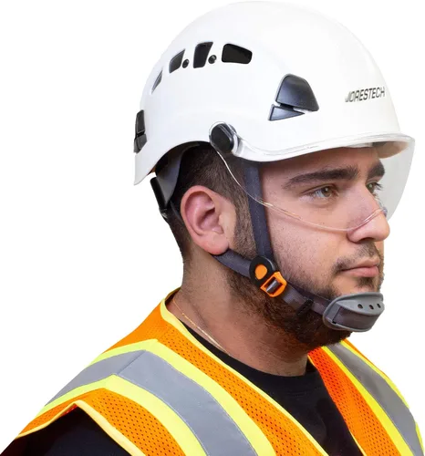 Miniatura 6 de JORESTECH Protector integral retráctil deslizante para protección ocular montada en casco PPE (transparente)