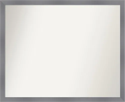 Miniatura 478 de Amanti Art Espejo personalizado, espejo de baño gris plomo a rayas, espejo de pared o espejo de tocador de baño sobre el fregadero