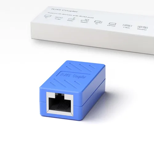 Miniatura 14 de Dingsun Acoplador RJ45, extensor Ethernet para conector hembra a hembra Cat7/Cat6/Cat5e/Cat5 (1 paquete, negro)