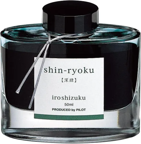 Pilot Iroshizuku - Tinta para pluma estilográfica, botella de 1.7 fl oz, color verde oscuro