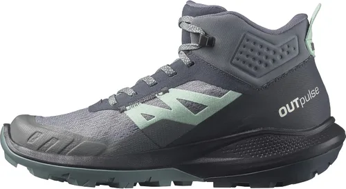Miniatura 2 de Salomon Outpulse Mid Gore-Tex - Zapatos de senderismo para mujer, Gris