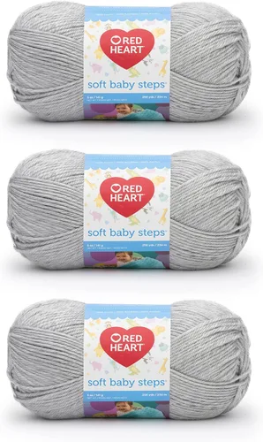 Miniatura 17 de Red Heart Soft Baby Steps madeja de lana, Aqua