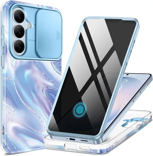 Miniatura 10 de GVIEWIN Funda para Samsung Galaxy S26 Plus, [cubierta deslizante para cámara y protector de pantalla integrado] [grado militar a prueba de golpes]