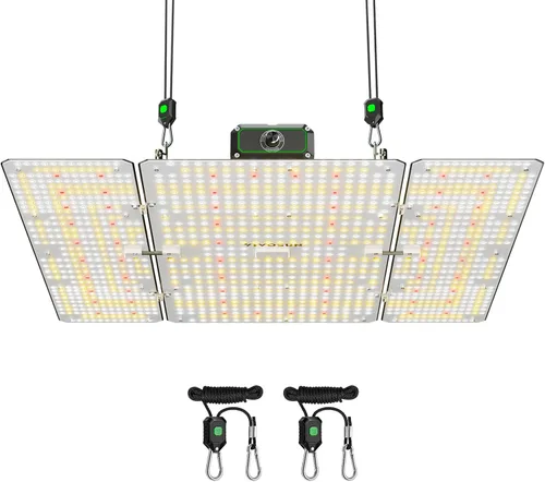 Miniatura 2 de VIVOSUN LumaLight - Luz LED de crecimiento de 400 W, luz de espectro completo, regulable inteligente y PPFD alto para plantas