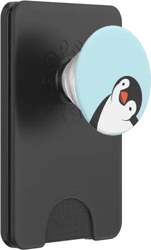 Miniatura 7 de Lindo Pingüino Cara Azul Regalos Para Pingüinos Amante PopSockets Swappable PopGrip
