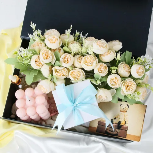 Miniatura 7 de Aimyoo Cajas de regalo magnéticas Galaxy negras con tapas 13.8x9x4.3 pulgadas, caja grande de propuesta para dama de honor y padrino, caja plegable