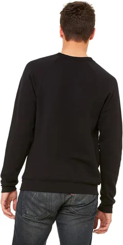 Miniatura 54 de Bella Canvas Sudadera de forro polar de esponja con cuello redondo (3901), Gris oscuro (Dark Grey Marble Fleck), M