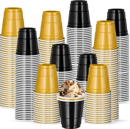 Miniatura 13 de 500 piezas Vasos de Chupito de Plástico Lake Bule de 2 onzas vasos de chupito azules Revelación de Género vasos de chupito desechables para beber