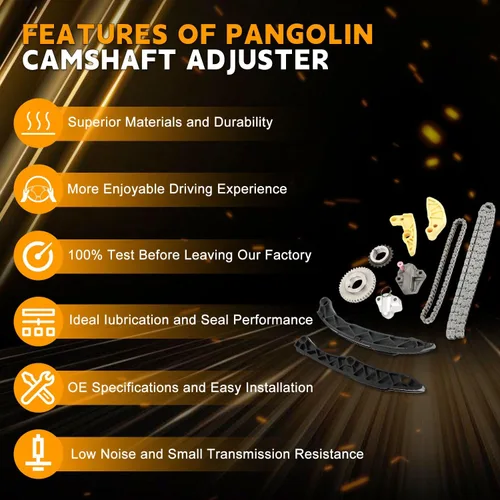 Miniatura 6 de PANGOLIN Kit de cadena de distribución G4KJ para 2014-2017 Kia Optima Sorento Sportage 2.0L 2.4L Turbo Engine 16 válvulas piezas de repuesto