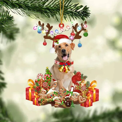 Miniatura 34 de Nazenti Adorno de Navidad personalizado de reno de Alaskan Malamute – Adorno de perro personalizado para amantes de las mascotas, acrílico plano