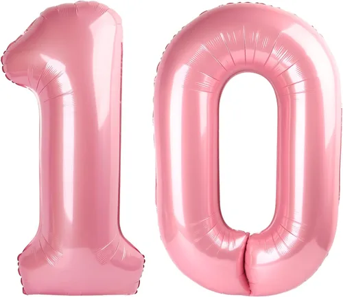 Miniatura 299 de Globos de números de 5 globos de 40 pulgadas, decoraciones de cumpleaños azules para niños y niñas, globos de números azul marino grandes