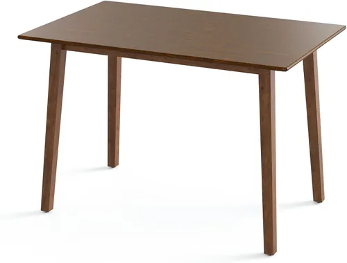 Miniatura 8 de FansaFurn Mesa de comedor rectangular de granja para 2-4 personas, mesa de cocina pequeña de madera maciza, mesa de comedor moderna para comedor