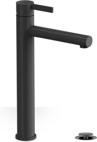 Miniatura 13 de Phiestina FH01-BN-V - Grifo de lavabo de baño de níquel cepillado de un solo agujero, grifo de baño moderno de una sola manija, con drenaje