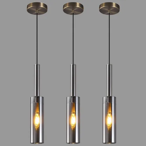 Miniatura 7 de Lámpara colgante de cristal, modernas lámparas de cocina, mini lámparas colgantes, iluminación colgante industrial para cocina, isla, comedor