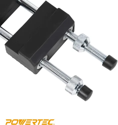 Miniatura 4 de POWERTEC Soporte para piedra afiladora – Soporte ajustable para piedra afiladora de 5.5" a 9", base de goma antideslizante para afilado seguro