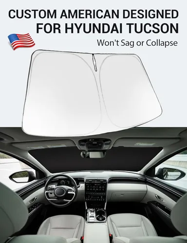 Miniatura 68 de Proadsy Parasol plegable para parabrisas delantero 2026, ajuste personalizado, accesorios para CRV SUV LX EX EX-L EX-L Navi Touring 2017-2022