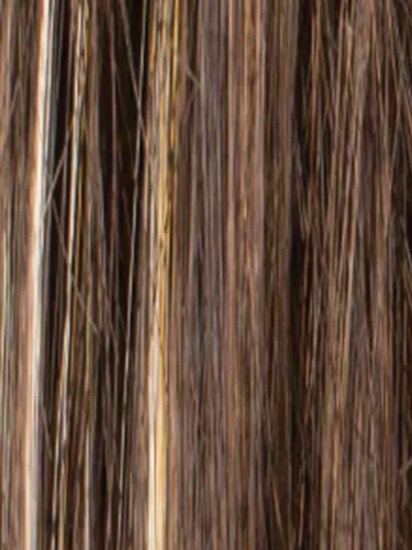 Zuma Shaggy Salon Cut Color Marrón Caramelo - Pelucas Noriko de 8 pulgadas de largo para mujer, rizos ondulados sintéticos, gorra monopart con