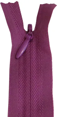 Miniatura 2 de Seeking ROAM Cremalleras invisibles, bobina de nailon, 3, 2 piezas (morado, 6 pulgadas)
