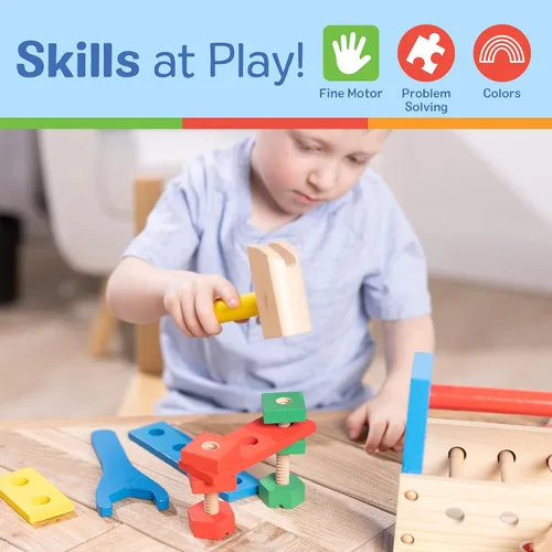 Miniatura 5 de Melissa & Doug – Take-Along. Kit de herramientas, Estándar, -1