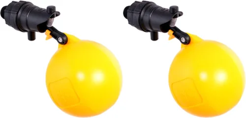 Miniatura 8 de Rojo Flotador Válvula, 3/4", Negro/Amarillo (1)