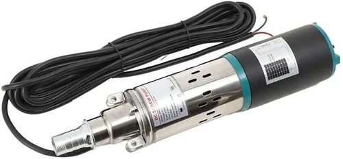 Miniatura 7 de Kit de bomba sumergible solar de 200 W, bomba de mano de pozo de agua profunda de 12 V CC, energía alternativa alimentada por energía solar con Negro
