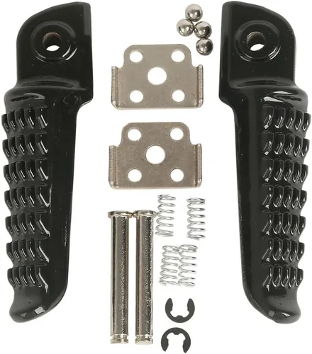 XMT-MOTO - Reposapiés negro para Kawasaki Ninja ZX6R ZX10R ER6F ER6N 650R ZX-6R